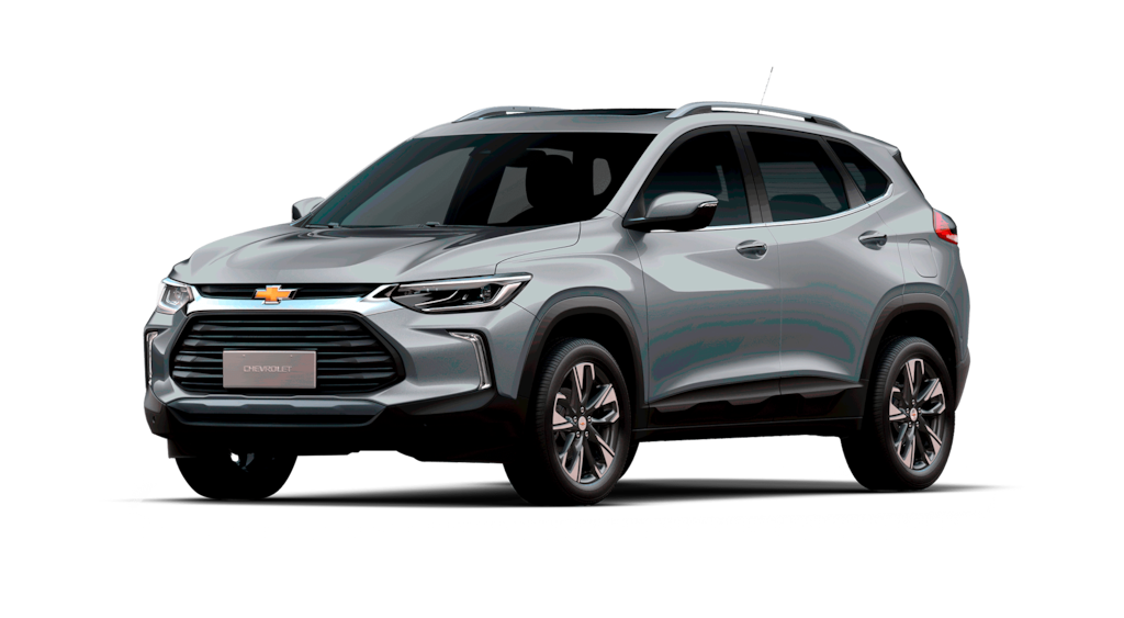 Comprar SUV Tracker prata shark na Chevrolet