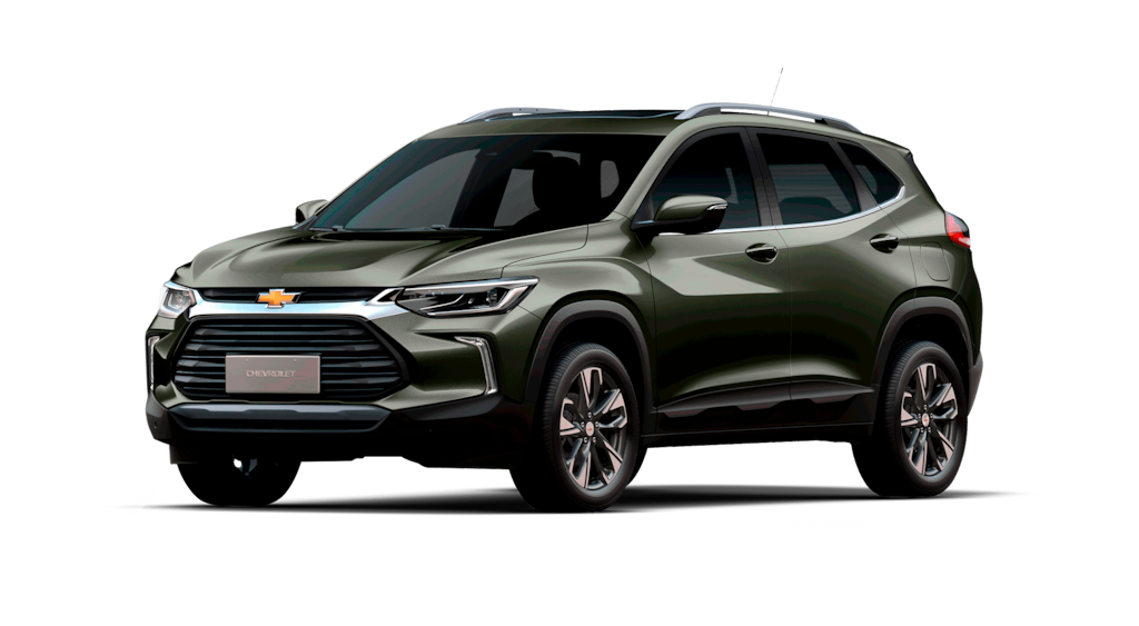 Comprar SUV Tracker verde safari na Chevrolet