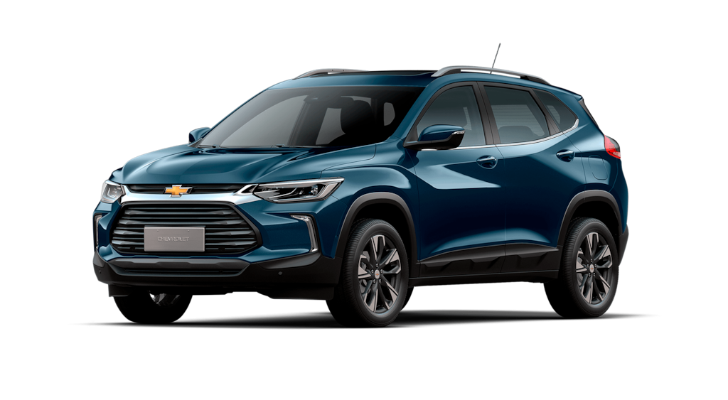 Comprar SUV Tracker azul boreal na Chevrolet